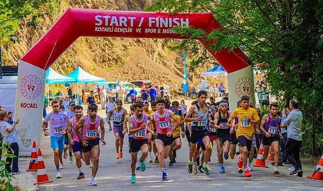 Başiskele'de dağ koşusu heyecanı yaşandı