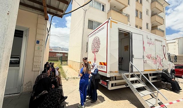 Başkale'de erken tanı için kanser taraması yapılıyor