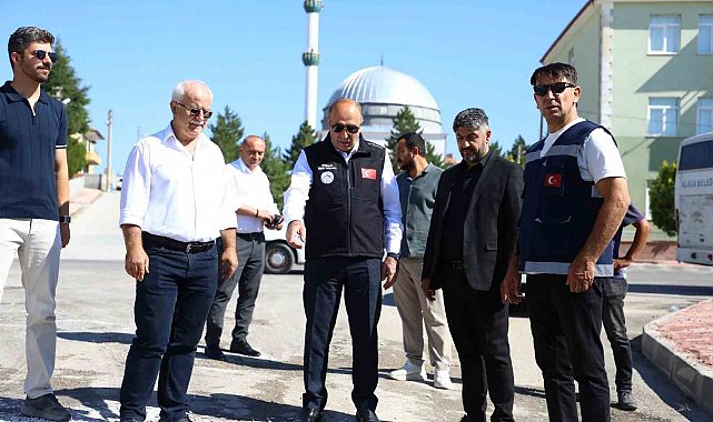 Başkan Arslan: "Alaca'da kilittaşı ve asfaltsız yol kalmayacak"