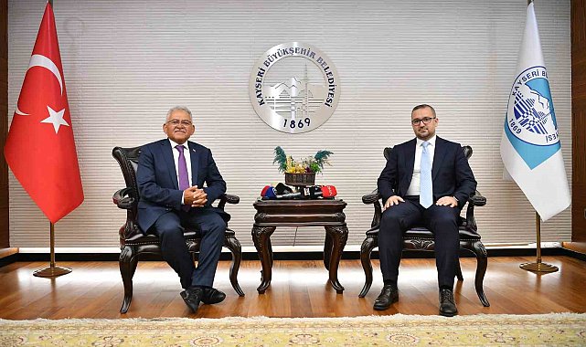 Başkan Büyükkılıç, Merkez Bankası Karahan'ı makamında ağırladı