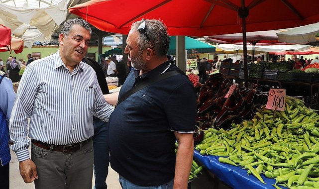 Başkan Demir, Semt pazarını ziyaret etti