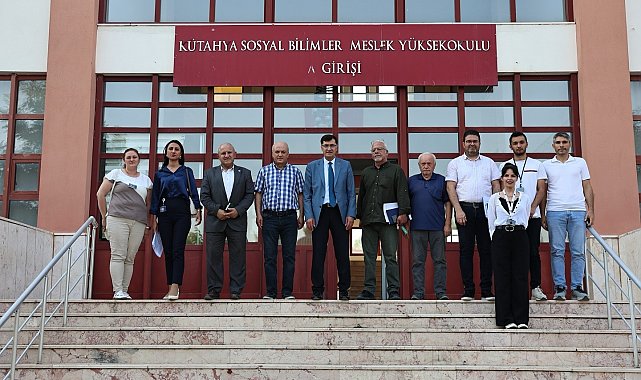 Başkan Kahveci'den DPÜ Sosyal Bilimler MYO'ya ziyaret