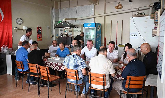 Başkan Karabatı'dan esnaf buluşmalarında ilk adım