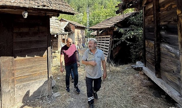 Başkan Kotan tarihi ambarları inceledi