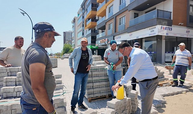 Başkan Öküzcüoğlu'ndan personeline babasından miras limonata ikramı