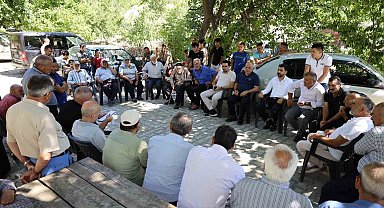 Başkan Öztürk; Burhaniye, Balcıçakırı, Çavdaruşağı ve Çubukharmanı mahallelerinde vatandaşlarla buluştu