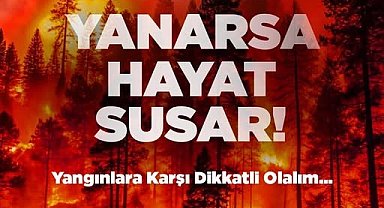 Başkan Pütün; "Orman yanarsa, hayat susar"