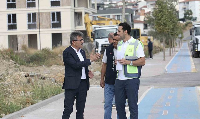 Başkan Şenol Dinç yeni pazar alanını inceledi