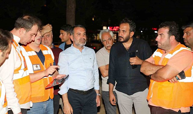 Başkan Şerifoğulları, kavşak çalışmasını inceledi