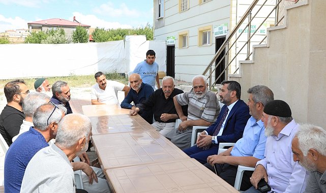 Başkan Şerifoğulları mahalle ziyaretlerinde