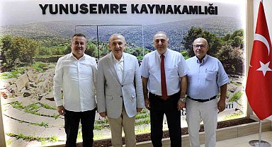 Başkan Yılmaz, Kaymakam Cantürk'le buluştu
