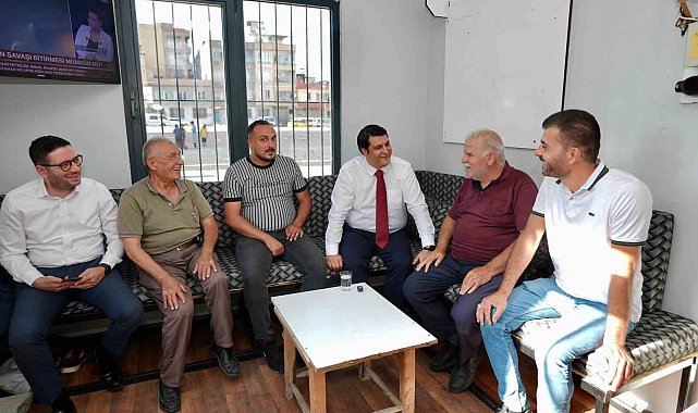 Başkan Yılmaz'dan taksici esnafına ziyaret