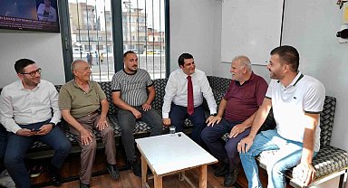 Başkan Yılmaz'dan taksici esnafına ziyaret