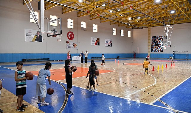 Basketbol kursuna yoğun ilgi