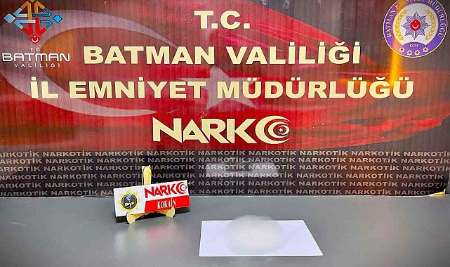 Batman'da 175 gram kokainin ele geçirildiği operasyonda 2 kişi tutuklandı