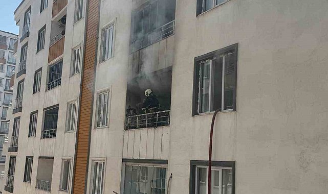 Batman'da apartmanda yangın paniği