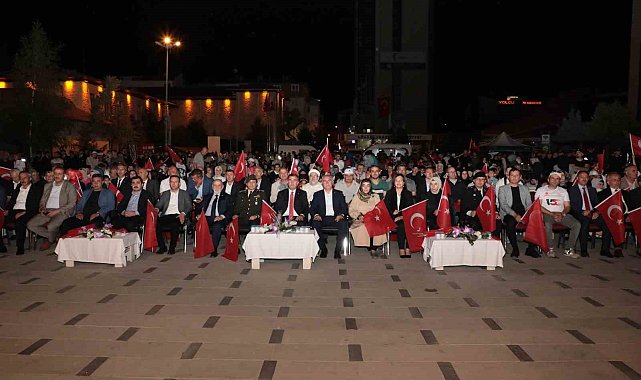 Bayburt'ta 15 Temmuz Demokrasi ve Milli Birlik Günü etkinlikleri düzenlendi