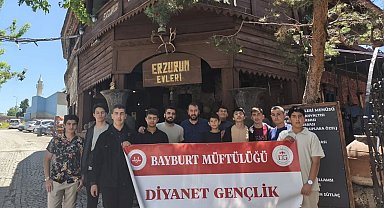 Bayburt'ta lise öğrencilerine yönelik tarih ve kültür gezisi düzenlendi