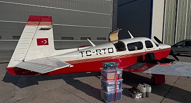 Bayburt'ta özel jet düştü