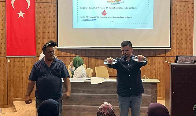 Bayburt'ta Temmuz ayı diyabet okulu eğitimleri tamamlandı
