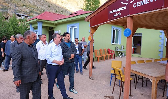 Bayburt'un Harmanözü köyünde aşure programı düzenlendi
