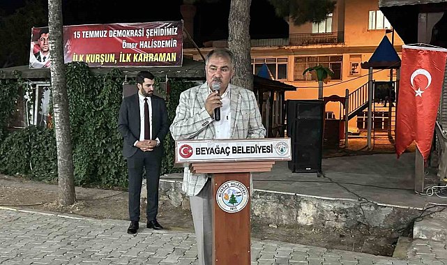 Beyağaç'ta 15 Temmuz Demokrasi ve Milli Birlik Gününde şehitler unutulmadı