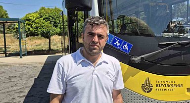 Beylikdüzü'nde İETT şoförü, fenalaşan yolcusunu hastaneye yetiştirdi