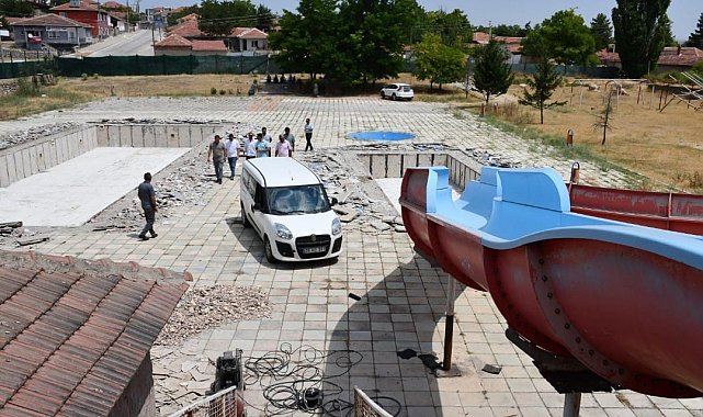 Beylikova'da atıl kalan Aquapark yeniden hayat buluyor