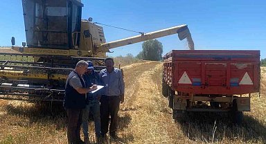 Beyşehir'de hasat ve biçerdöver denetimleri