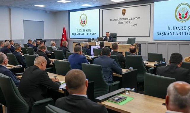 Bilecik'te 'İl İdare Şube Başkanları Toplantısı' yapıldı