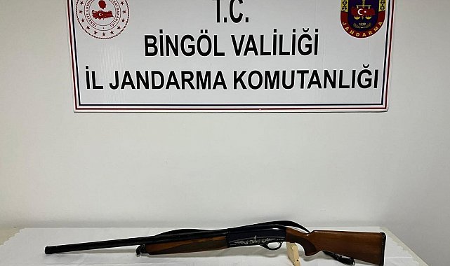 Bingöl'de 4 adet ruhsatsız silah ele geçirildi
