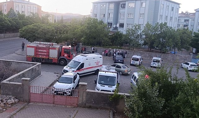 Bingöl'de bina yangını