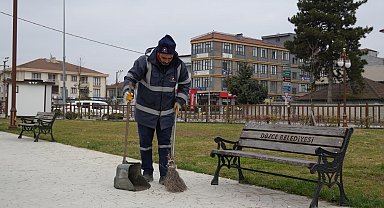 Binlerce ton atık bertaraf edildi