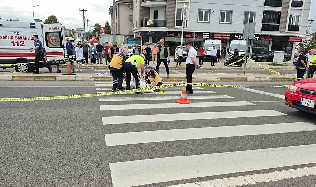 Bisikletli adam karşıya geçmeye çalışırken hayatını kaybetti