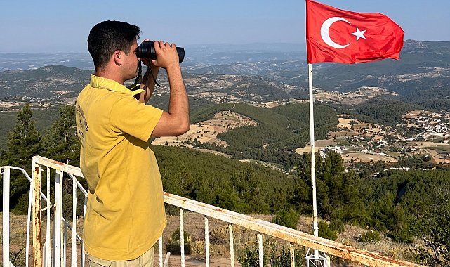 Bozdoğan'da ormanlar gözetleniyor