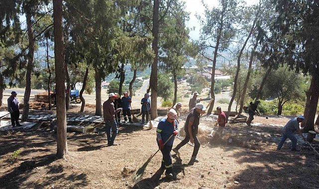 Bozdoğan'da yangın önlemi