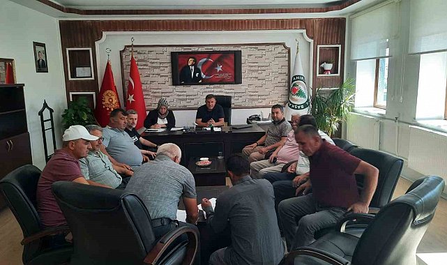 Bozkır İlçe Ziraat Odası, bölgedeki kuraklığı istişare etti