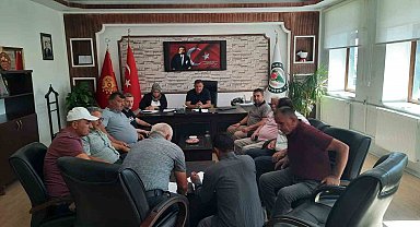 Bozkır İlçe Ziraat Odası, bölgedeki kuraklığı istişare etti