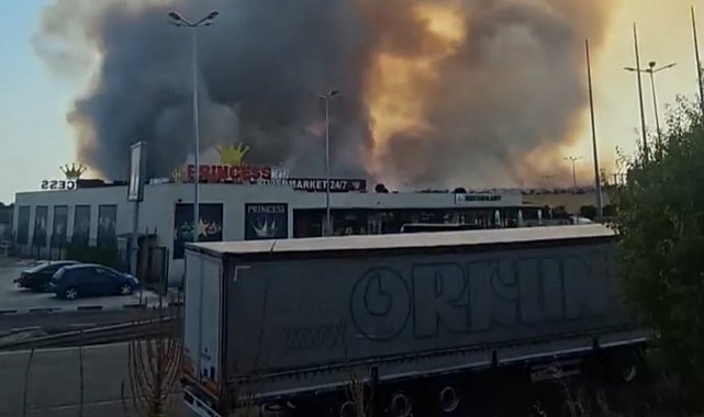 Bulgaristan'daki orman yangını Edirne sınırına dayandı