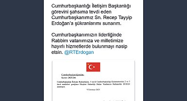 Burhanettin Duran, Cumhurbaşkanlığı İletişim Başkanlığına atandı