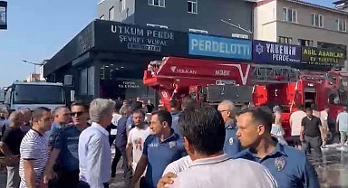Bursa'da itfaiyecilere saldırı... O anlar kamerada... Polisler biber gazıyla müdahale etti