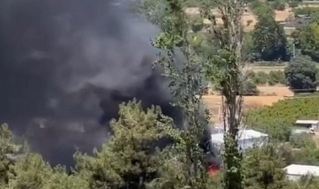 Bursa'da korkutan yangın