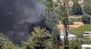 Bursa'da korkutan yangın