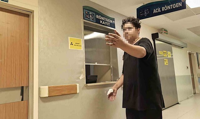 Bursa'da motosiklet zincirine elini kaptıran gencin parmağı koptu