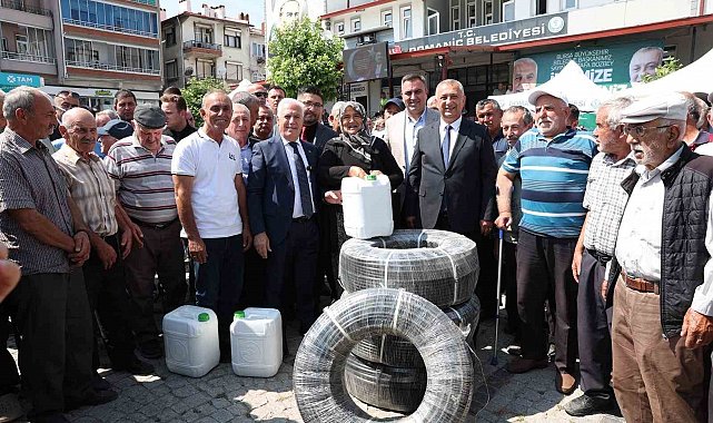 Bursa'dan Domaniç'e tarımsal destek