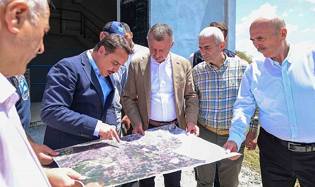 Büyükakın, Cumaköy ve Ovacık'taki altyapı çalışmalarını inceledi