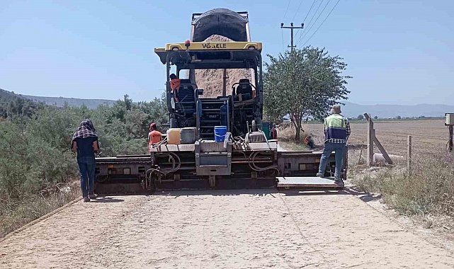 Büyükşehir'den Milas'ta yol yenileme çalışması