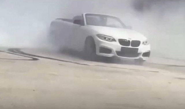Cadde ortasında drift atan sürücüye 46 bin TL ceza