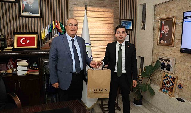 Çameli Kaymakamı Yıldırım'dan Başkan Arslan'a veda ziyareti