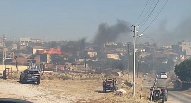 Çanakkale'de çıkan orman yangınında tedbiren iki köy boşaltıldı